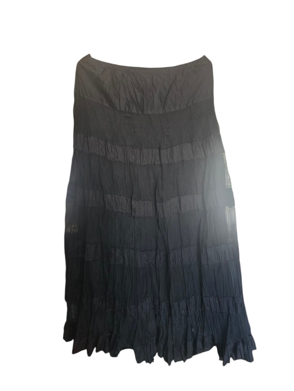 Karen Kane Black Tiered Maxi Skirt